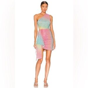 PatBO Prism Lurex Mini Dress